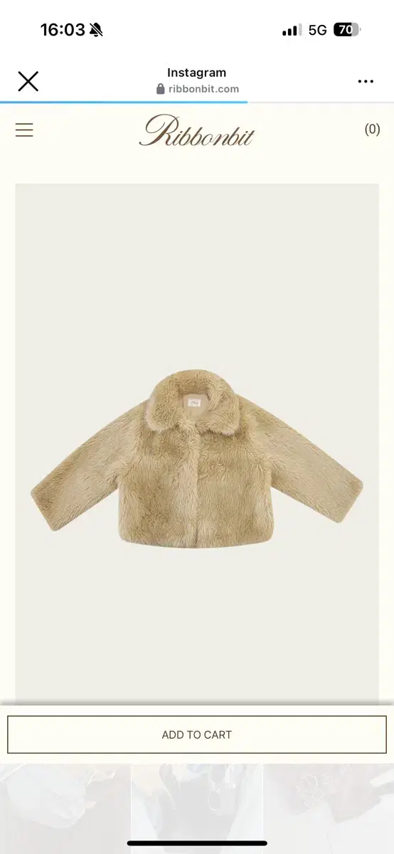 ribbonbit fur jacket